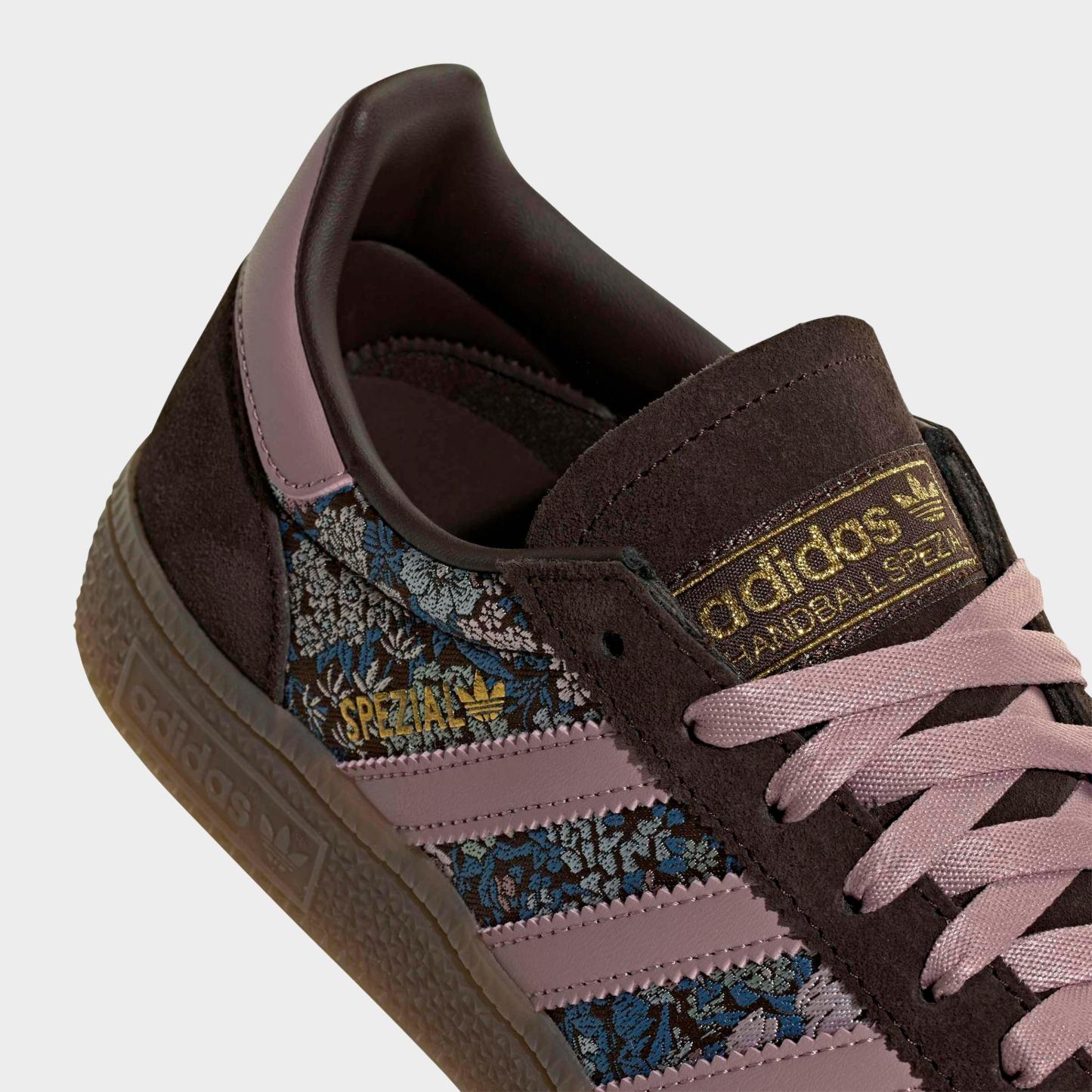 Women's adidas Originals Handball Spezial Casual Shoes - Part 1 - Aurora Coffee/Magic Mauve/Gum - Detail shot