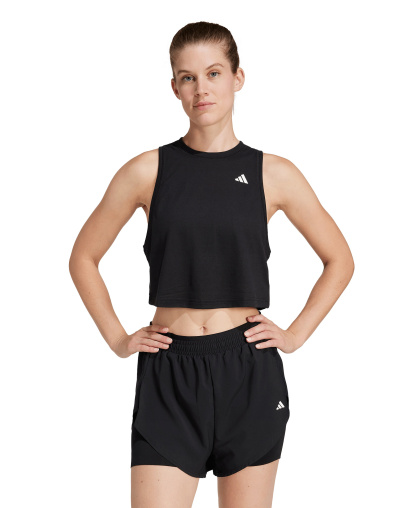 adidas Women's Train Essentials Boxy Workout Tank - Black