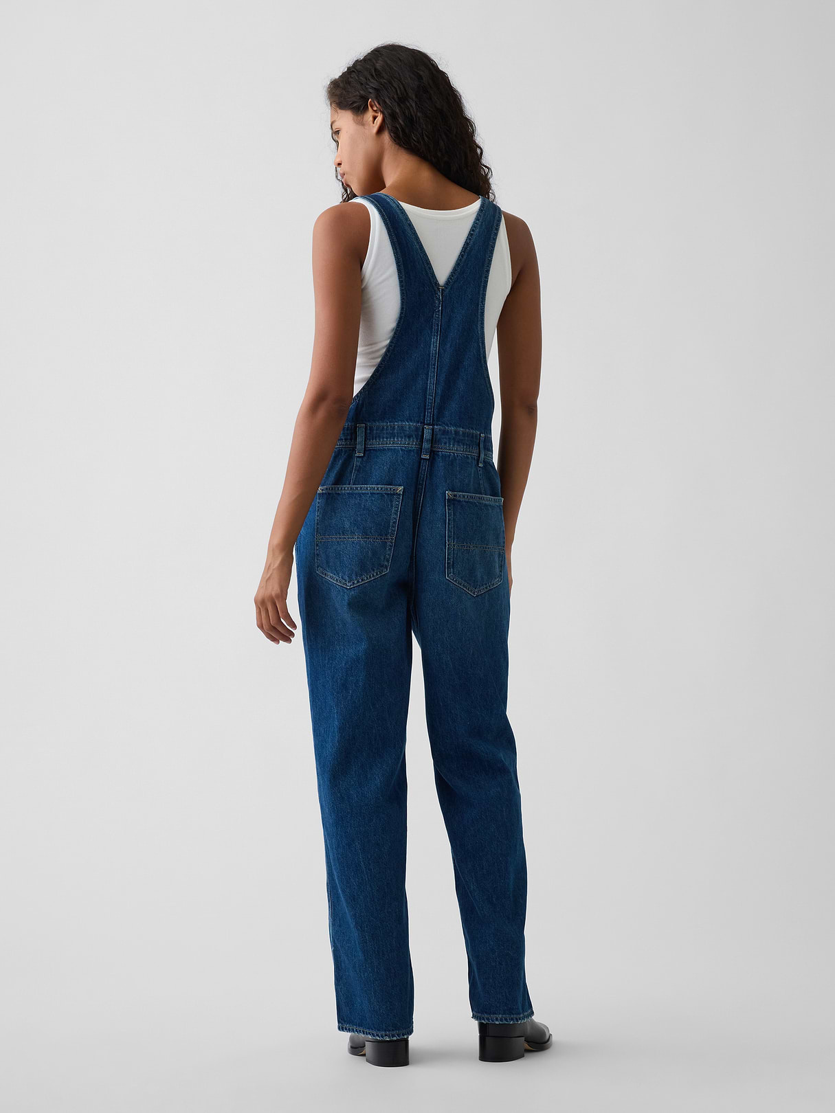 Loose Overalls - Medium wash