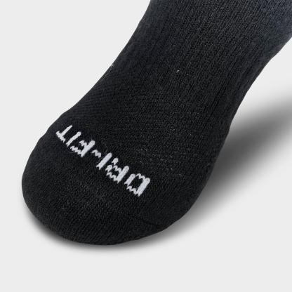 Little Kids' Nithtke Dri-FIT Ankle Socks (6-Pack) - Black