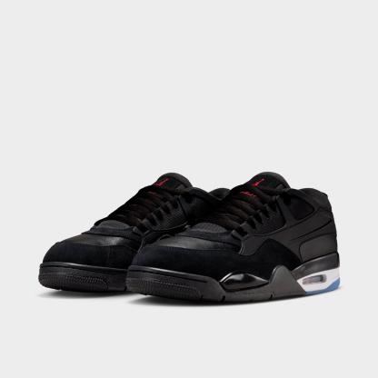 Men's Air Jordan 4 RM Casual Shoes - White/Infrared 23/Light Smoke Grey/Black - view 2
