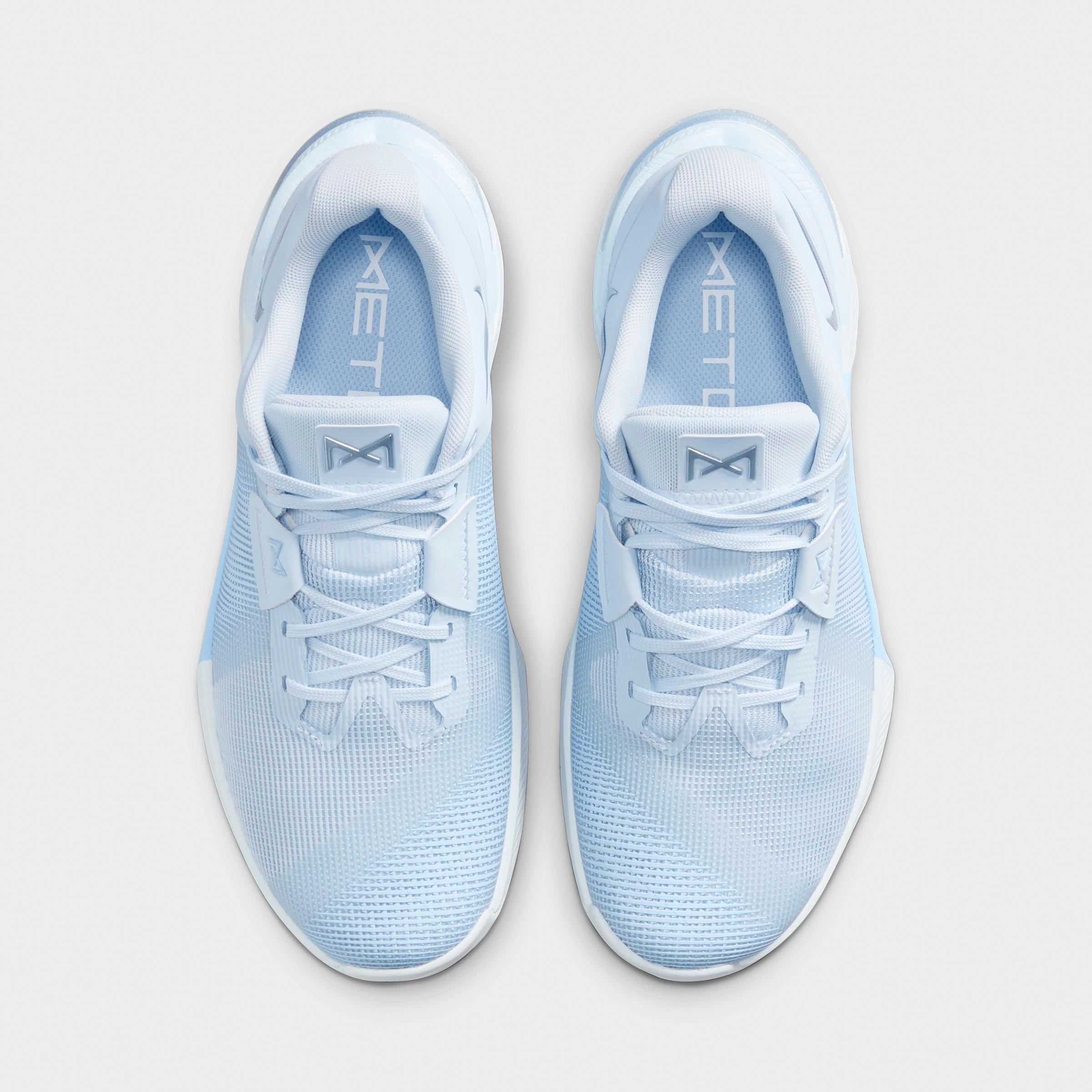 Women's Nithtke Metcon 10 Training Shoes - Hydrogen Blue/Aluminum/Football Grey/Hydrogen Blue - Top view