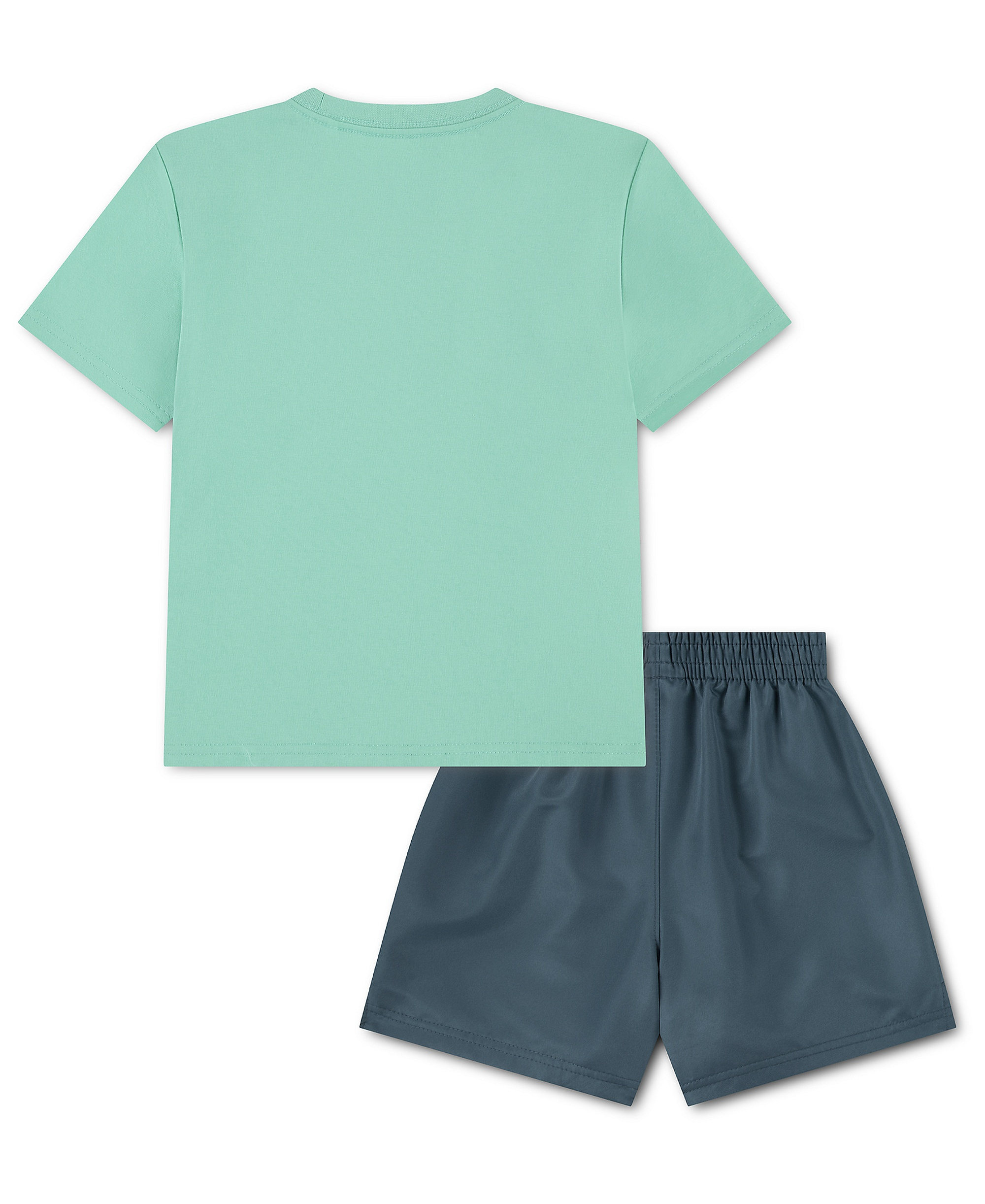Jordan Boys' 4-7 Dri-FIT Crewneck Jersey T-Shirt and Mesh Shorts, 2-Piece Set - Green