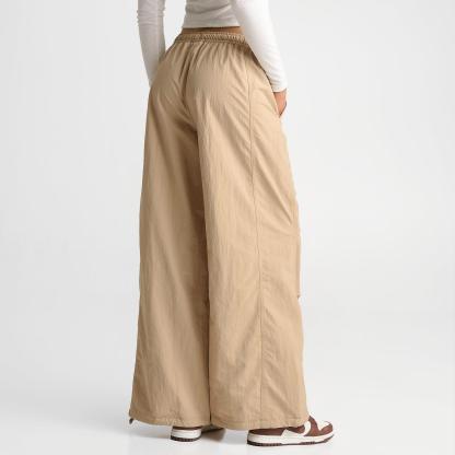 Women's Nike Sportswear Loose Mid-Rise Structured Pants - Linen/Sail