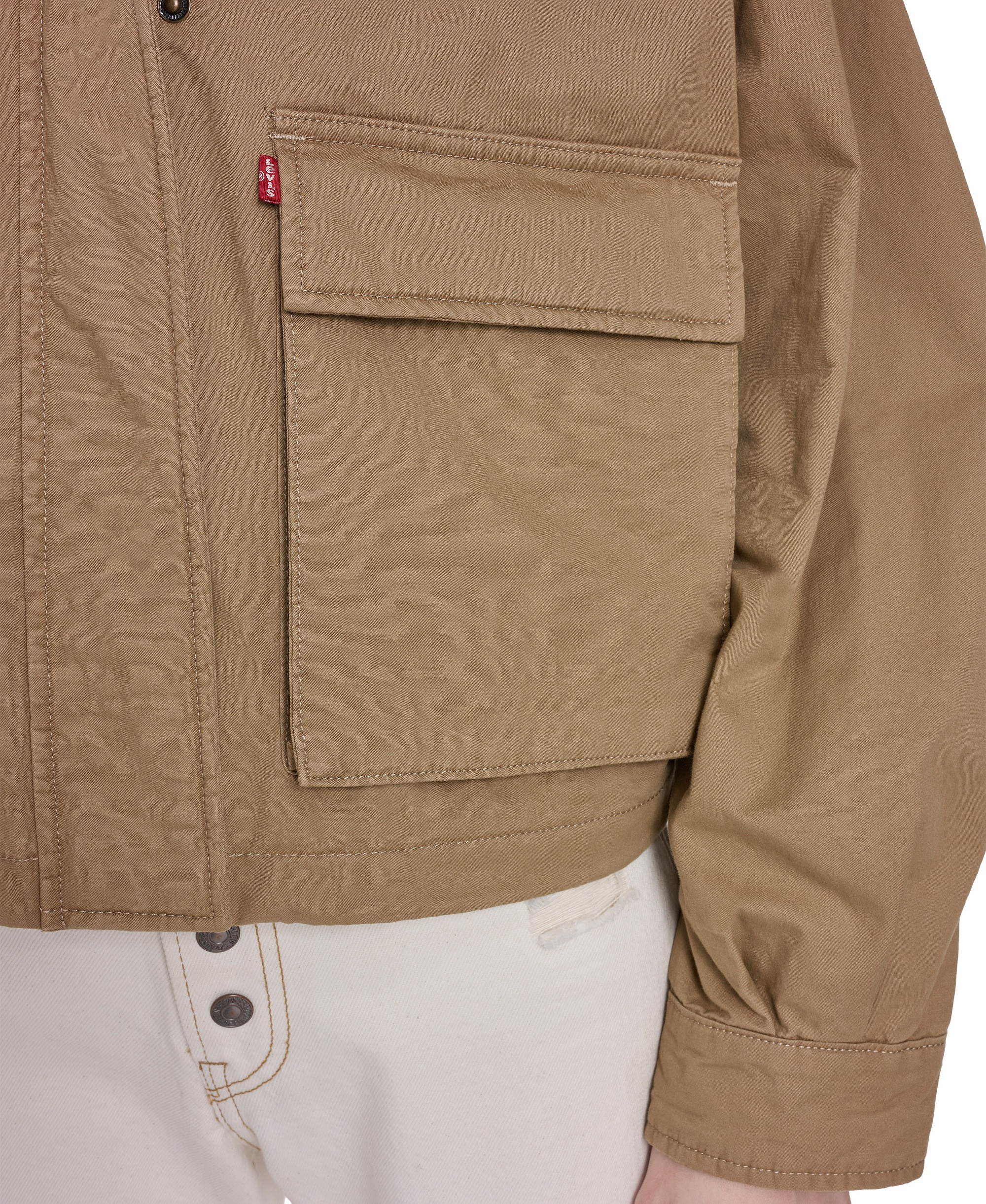 Levi's Women's Cropped Surplus Jacket - Camel