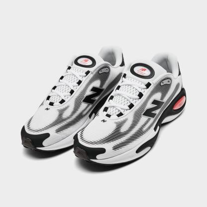 Men's New Balance AC Runner Running Shoes - White/Black/Neo Flame - view 2