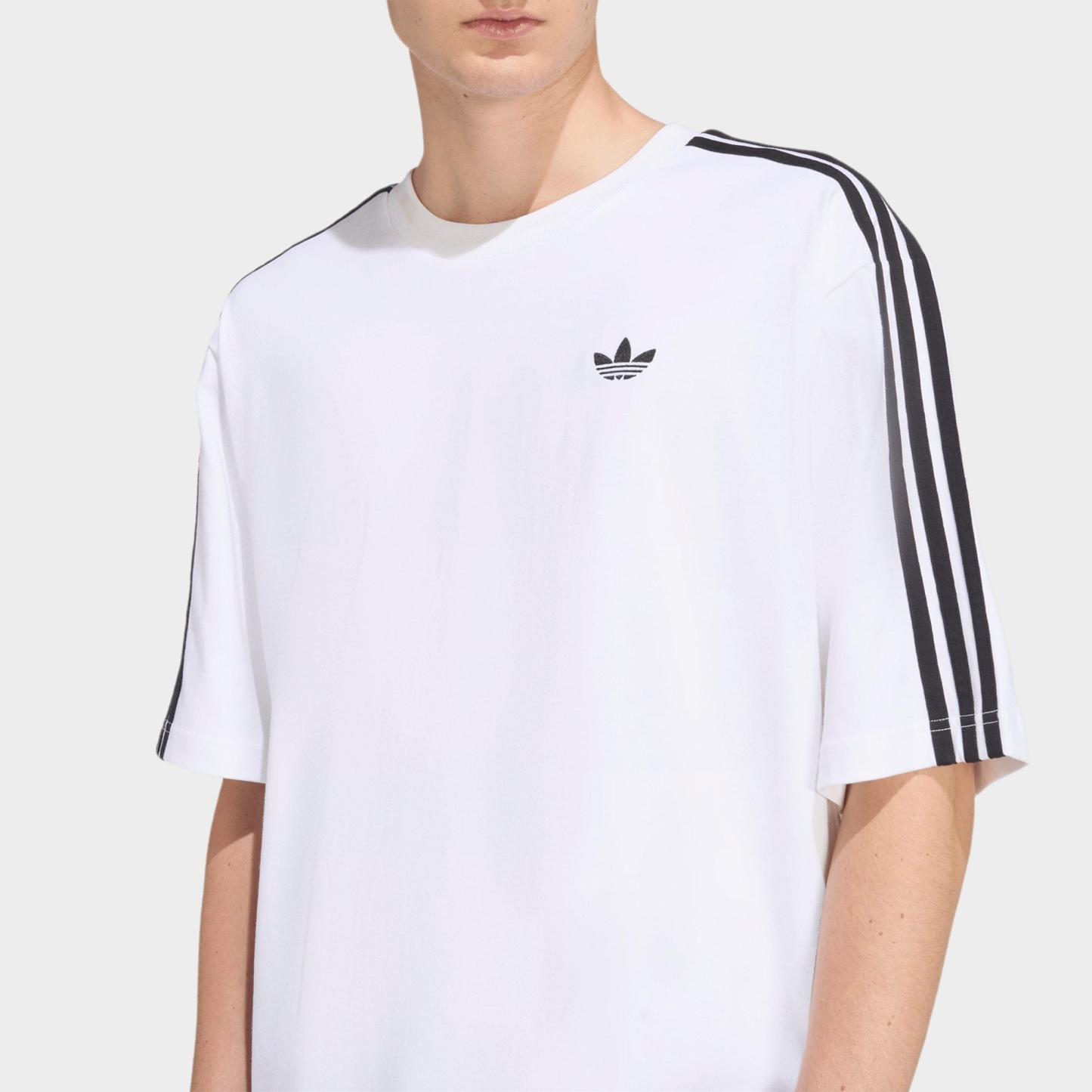 Men's adidas Originals adicolor 3-Stripes Oversized T-Shirt - White