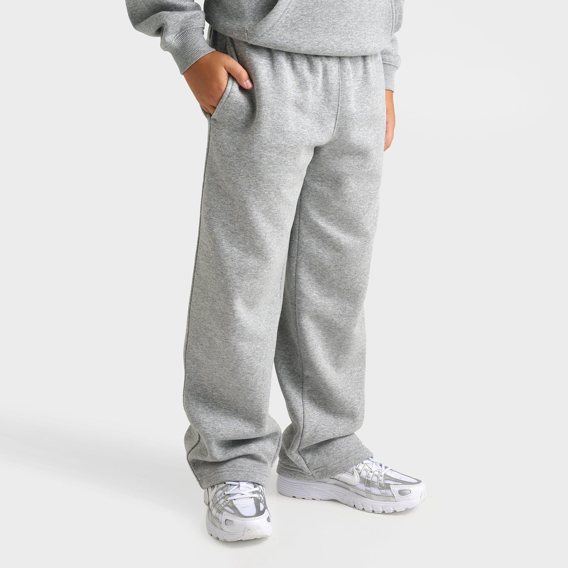 Big Kids' Nithtke Sportswear Club Fleece Loose Open-Hem Pants - Dark Grey Heather