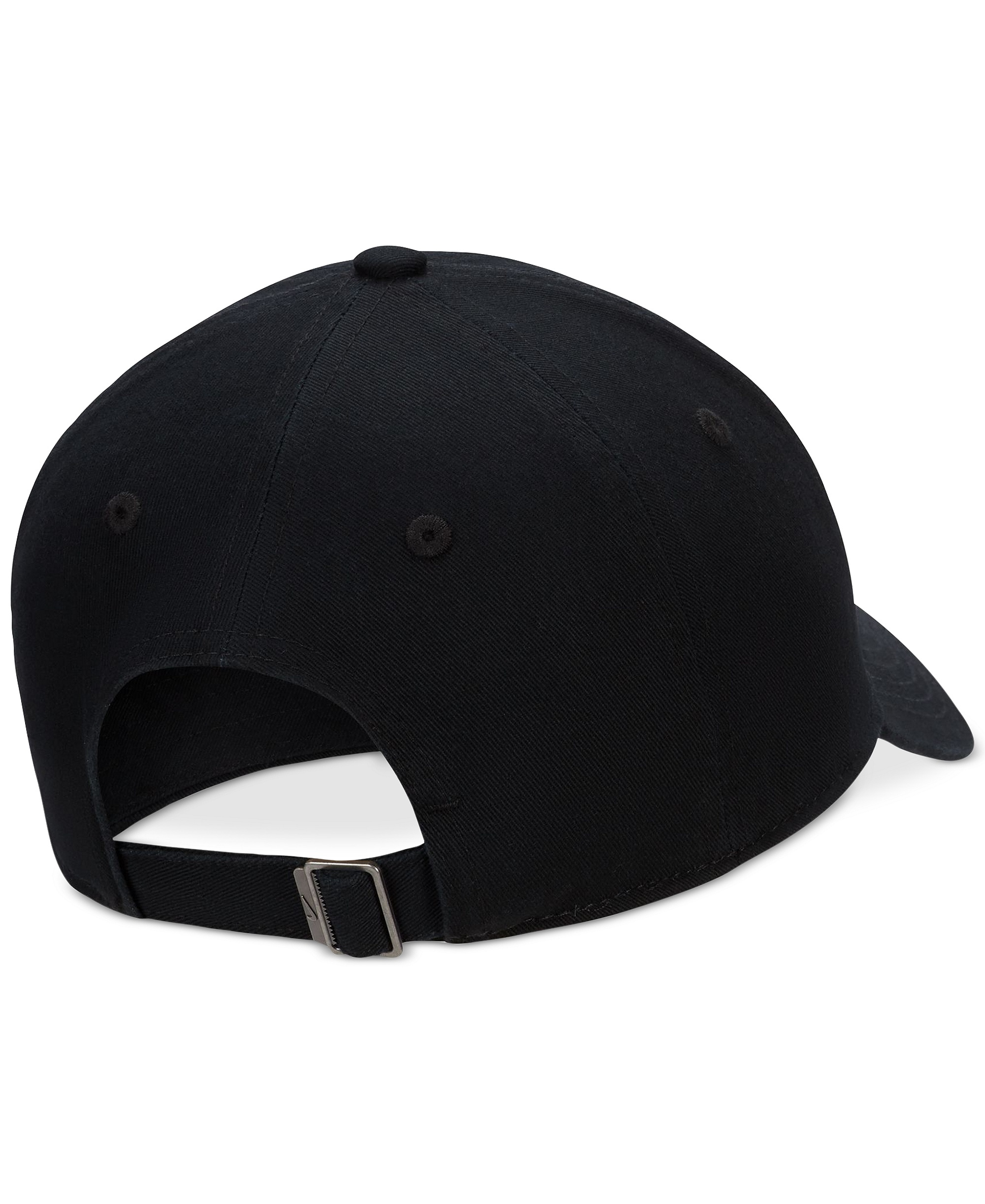 Nike Unisex Club Logo Embroidered Cap - Black/White