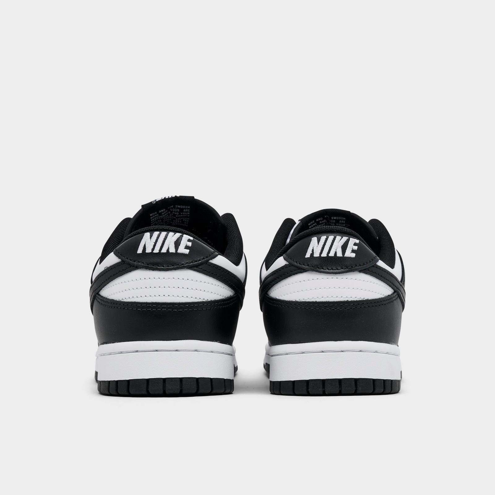 Men's Nike Dunk Low Retro Casual Shoes - Black/White/Black