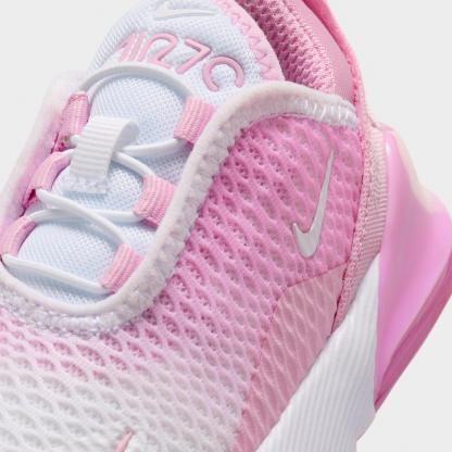 Kids' Toddler Nithtke Air Max 270 Casual Shoes - Pink Rise/White - Detail shot