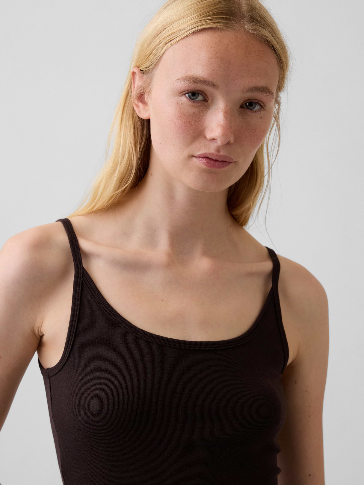 Modern Crop Cami - New brown terra