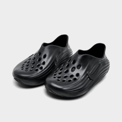 Little Kids' Nithtke ReactX Rejuven8 Recovery Casual Shoes - Black/Black/Black - Both shoes facing left