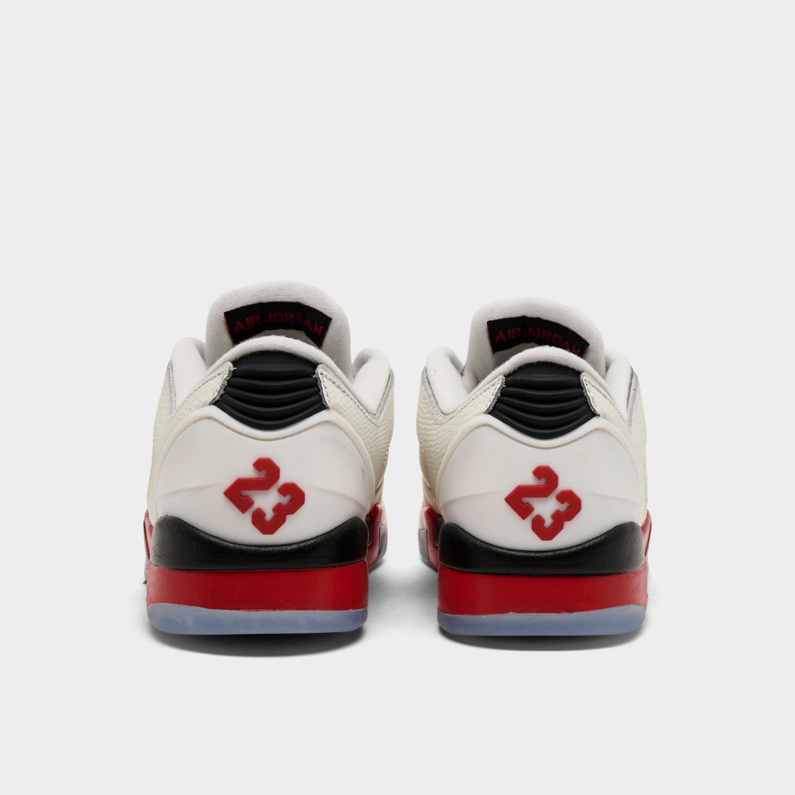 Men's Jordan Sixty Plus Low Casual Shoes - Sail/Black/Reflect Silver/Fire Red - view 4