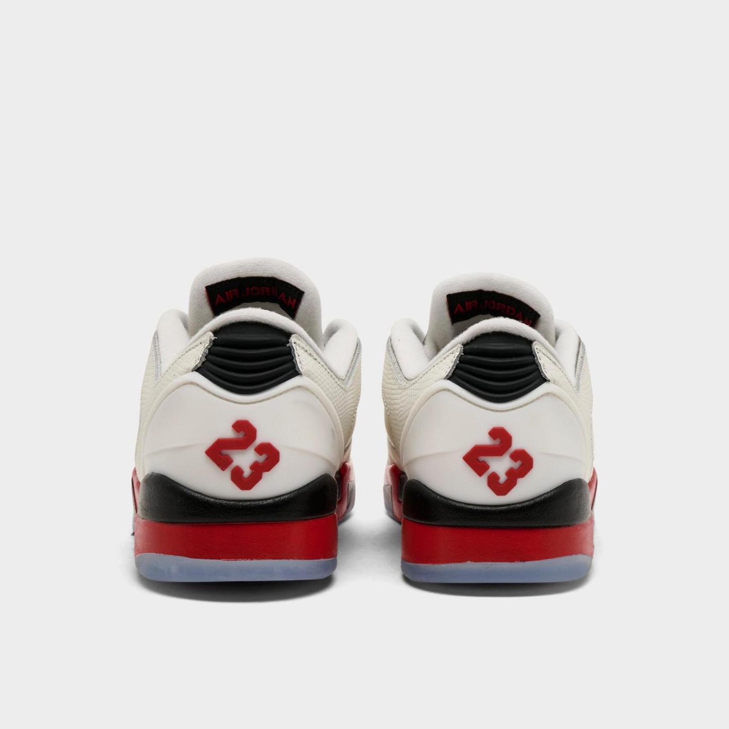 Men's Jordan Sixty Plus Low Casual Shoes - Sail/Black/Reflect Silver/Fire Red - view 4