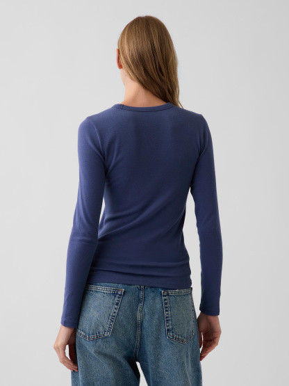 Modern Crewneck T-Shirt - Sargassus blue