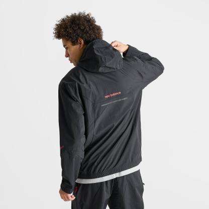 Men's New Balance Vision Pack Full-Zip Jacket - Black/Red - view 4