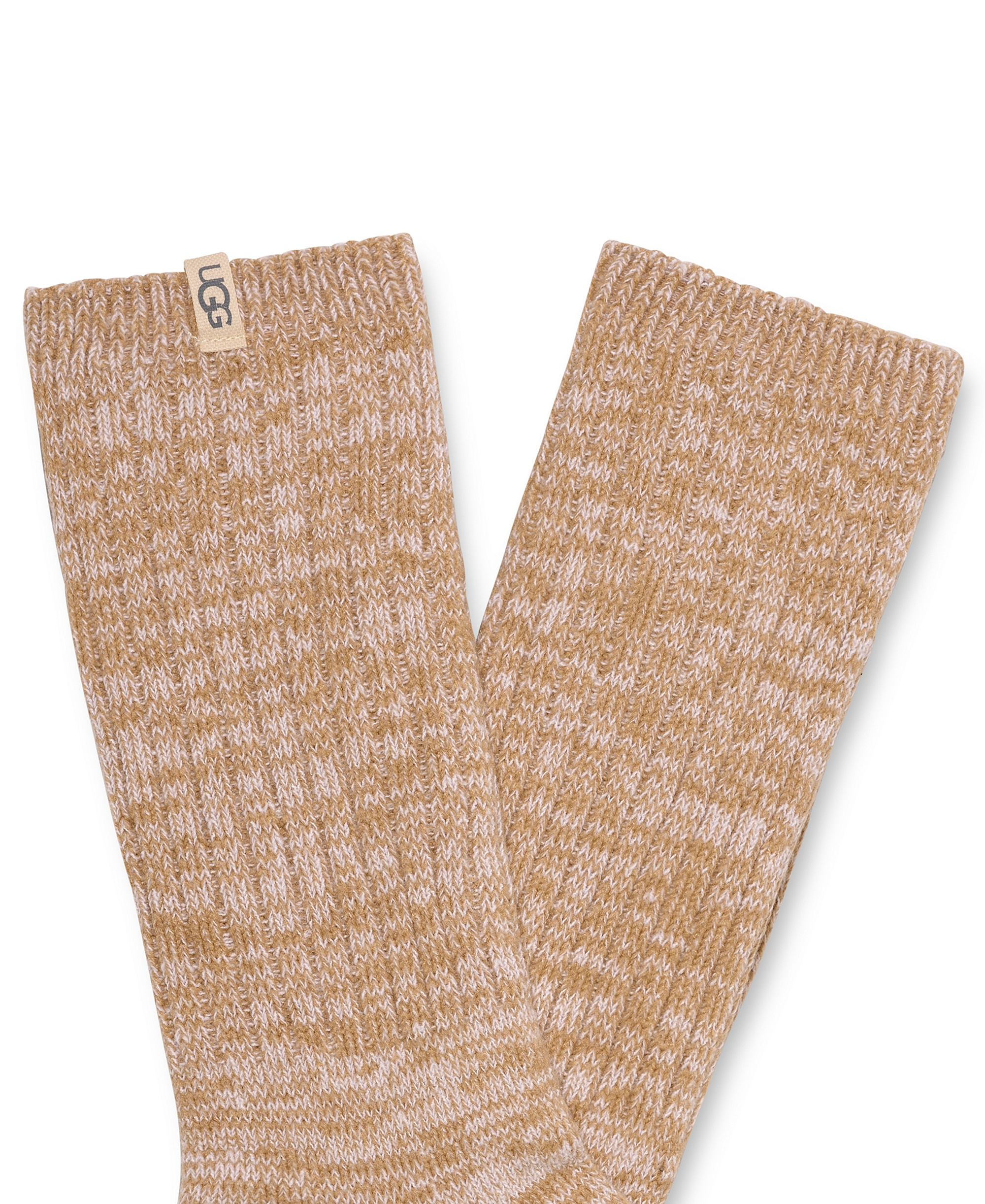 UGG Women's Rib-Knit Slouchy Crew Socks - Sand