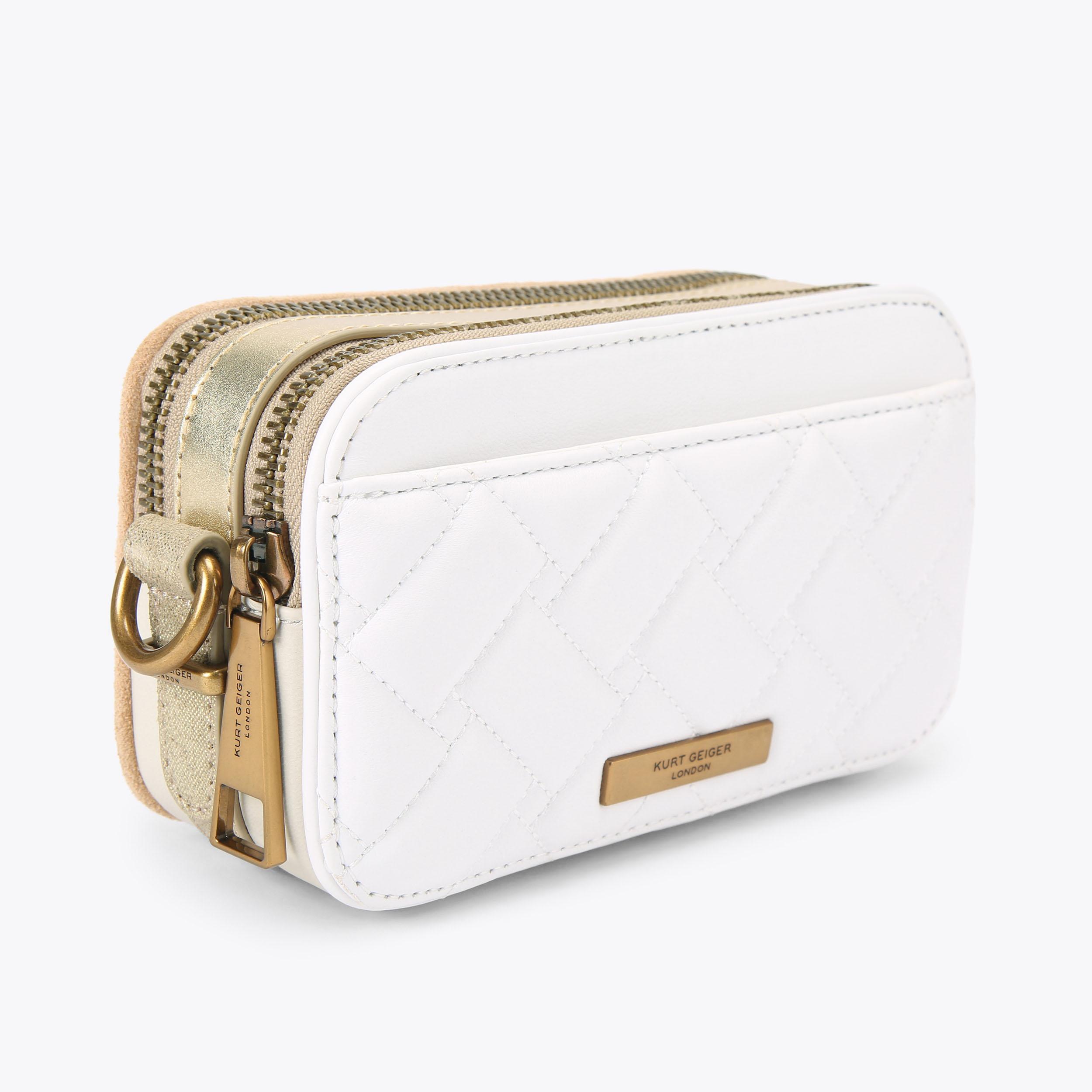 Kurt Geiger London Dual Zip Small Kensington Camera Bag - Metallics - view 4