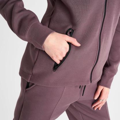 Women's Nithtke Sportswear Tech Fleece Windrunner Full-Zip Hoodie - Tattoo/Black
