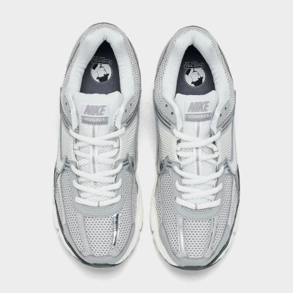 Men's Nithtke Zoom Vomero 5 Casual Shoes - Part 2 - Summit White/Light Smoke Grey/Smoke Grey/Metallic Silver - Top view