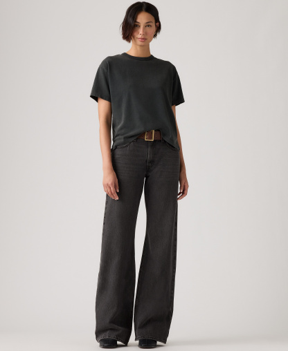 Levi's Women's Middy Loose Mid Rise Bootcut Jeans - Wandering