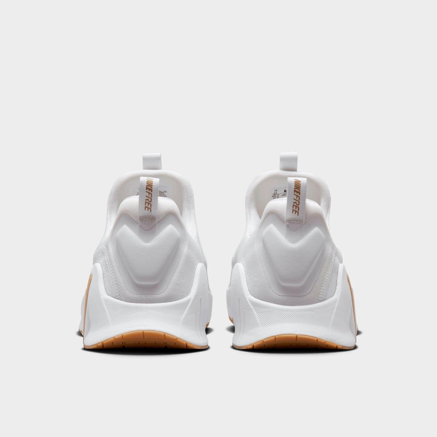 Men's Nithtke Free Metcon 6 Training Shoes - White/Gum Light Brown/Hemp - Back view