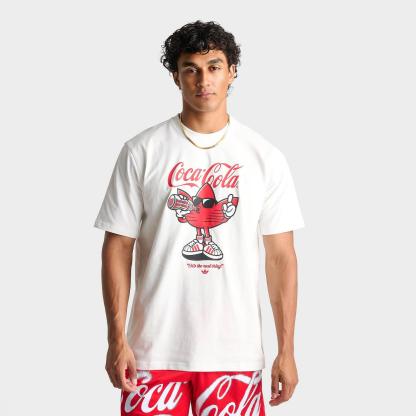 Men's adidas x Coca-Cola Treffie Graphic T-Shirt - White - view 1