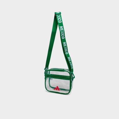 adidas Mexico Official Emblem Clear Bag - Clear/Green - view 3