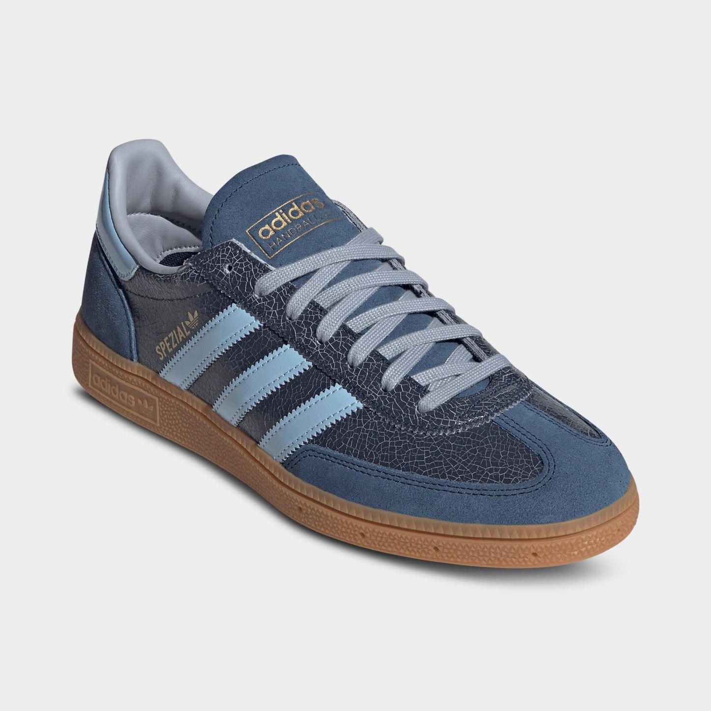 Men's adidas Originals Handball Spezial Casual Shoes - Part 3 - Night Indigo/Clear Sky/Gum - Both shoes facing left