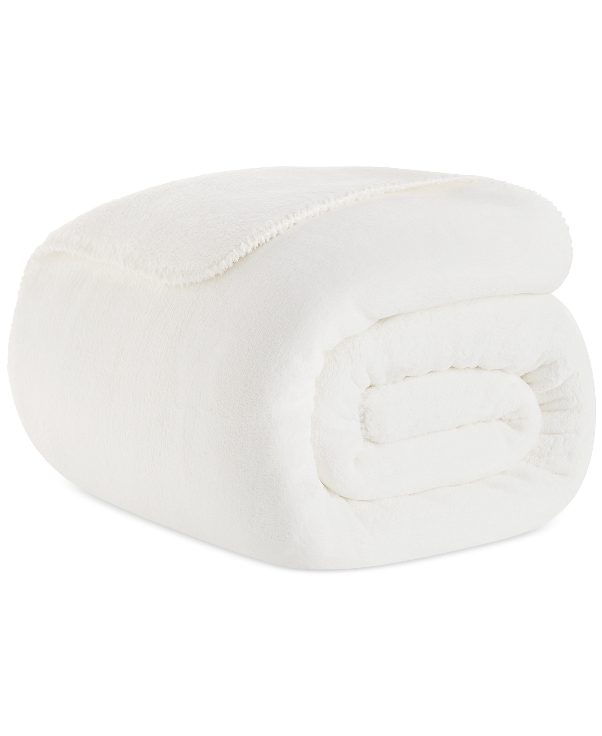 UGG® Saige Plush Throw, 50" x 70" - Snow