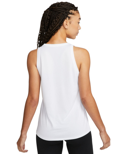 Nike Women's Dri-FIT Training Tank Top - White/Black