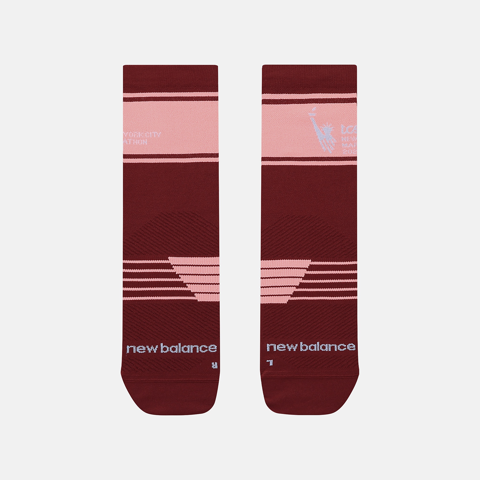 New Balance NYC Marathon Quarter Sock, AC7246PPDR