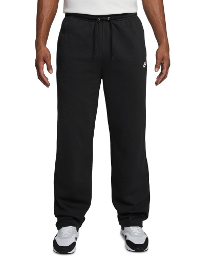 Nike Club Men's Brushed Fleece Open Hem Pants - Black