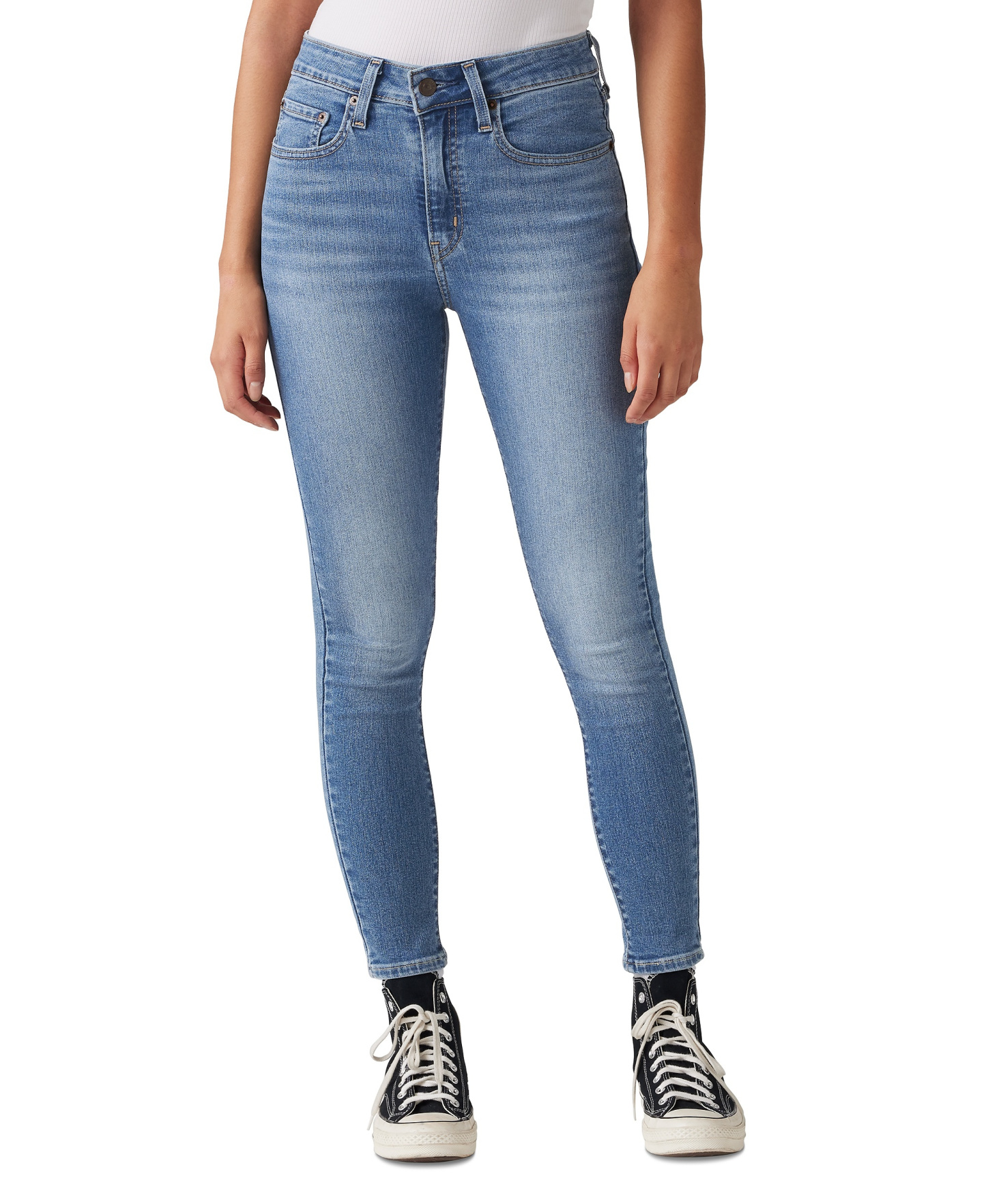 Levi's Women's 721 High-Rise Stretch Skinny Jeans - Eternal Indigo Mid