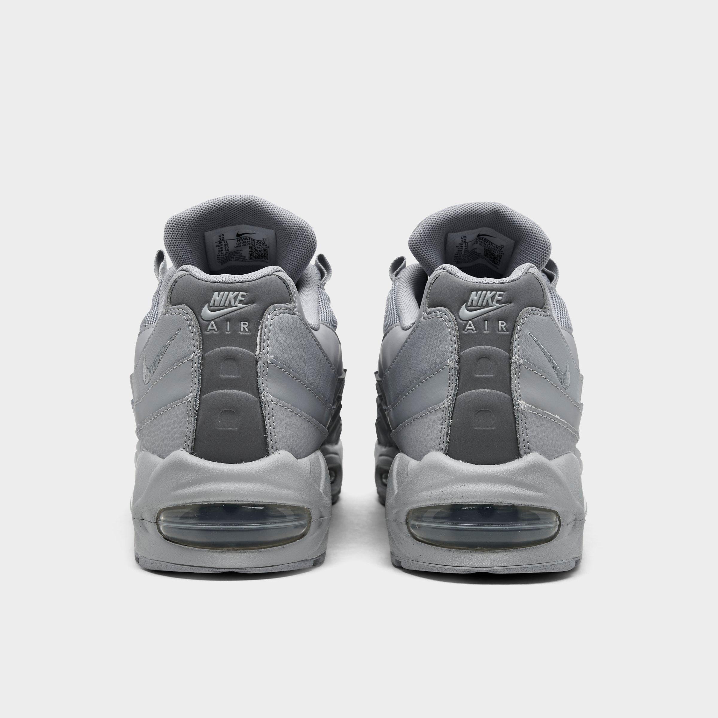 Men's Nithtke Air Max 95 Big Bubble Scorpion Casual Shoes - Part 3 - Wolf Grey/Wolf Grey/Anthracite/Wolf Grey - Back view