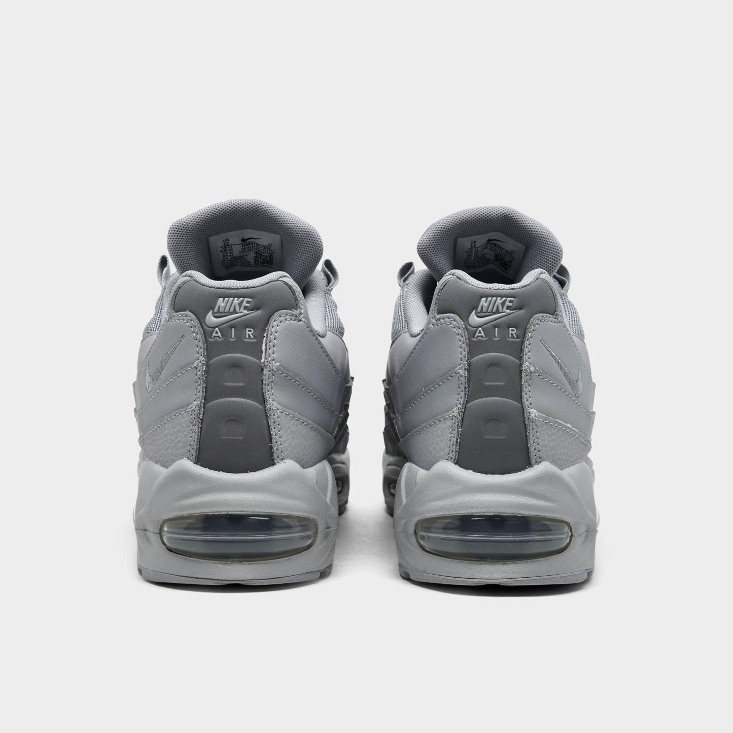 Men's Nithtke Air Max 95 Big Bubble Scorpion Casual Shoes - Part 3 - Wolf Grey/Wolf Grey/Anthracite/Wolf Grey - Back view