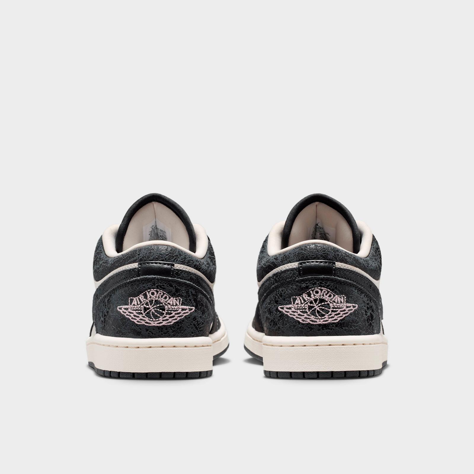 Women's Air Jordan Retro 1 Low SE Casual Shoes - Anthracite/Sail/Coconut Milk/Iced Carmine - view 4