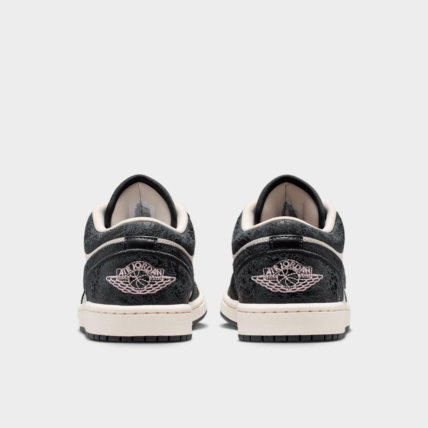 Women's Air Jordan Retro 1 Low SE Casual Shoes - Anthracite/Sail/Coconut Milk/Iced Carmine - view 4