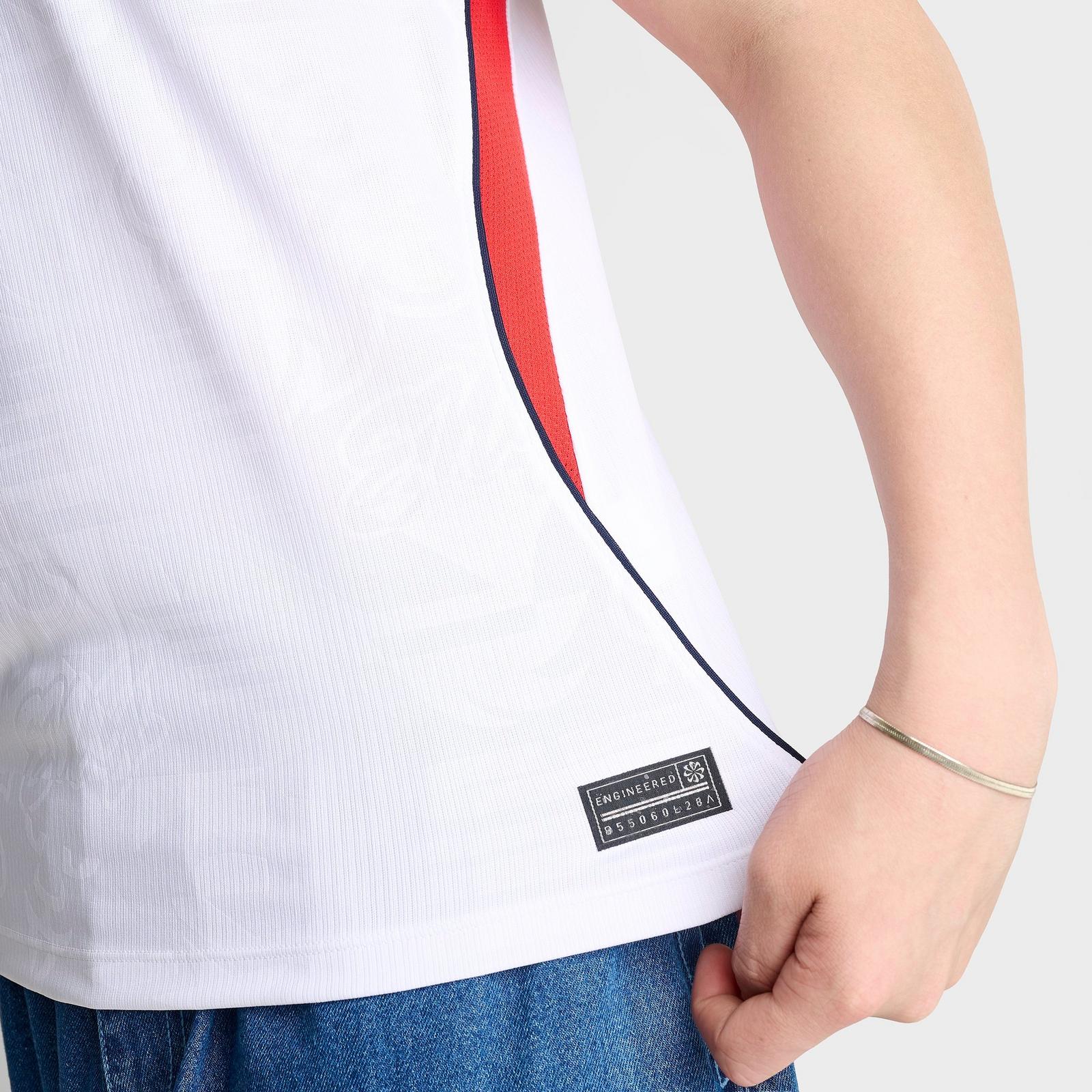 Big Kids' Nike England 26 Stadium Home Dri-FIT Replica Soccer Jersey - White/Speed Red/Obsidian