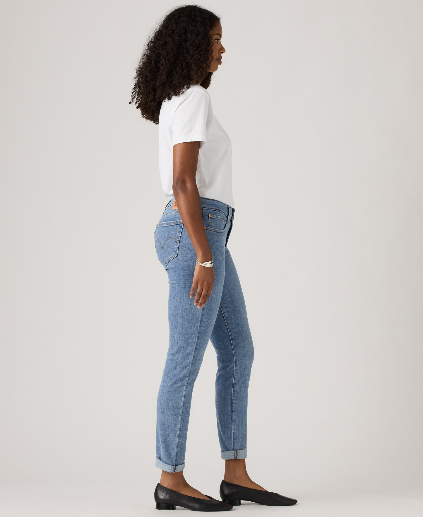 Levi's Women's Relaxed Boyfriend Tapered Leg Jeans - Lapis Topic