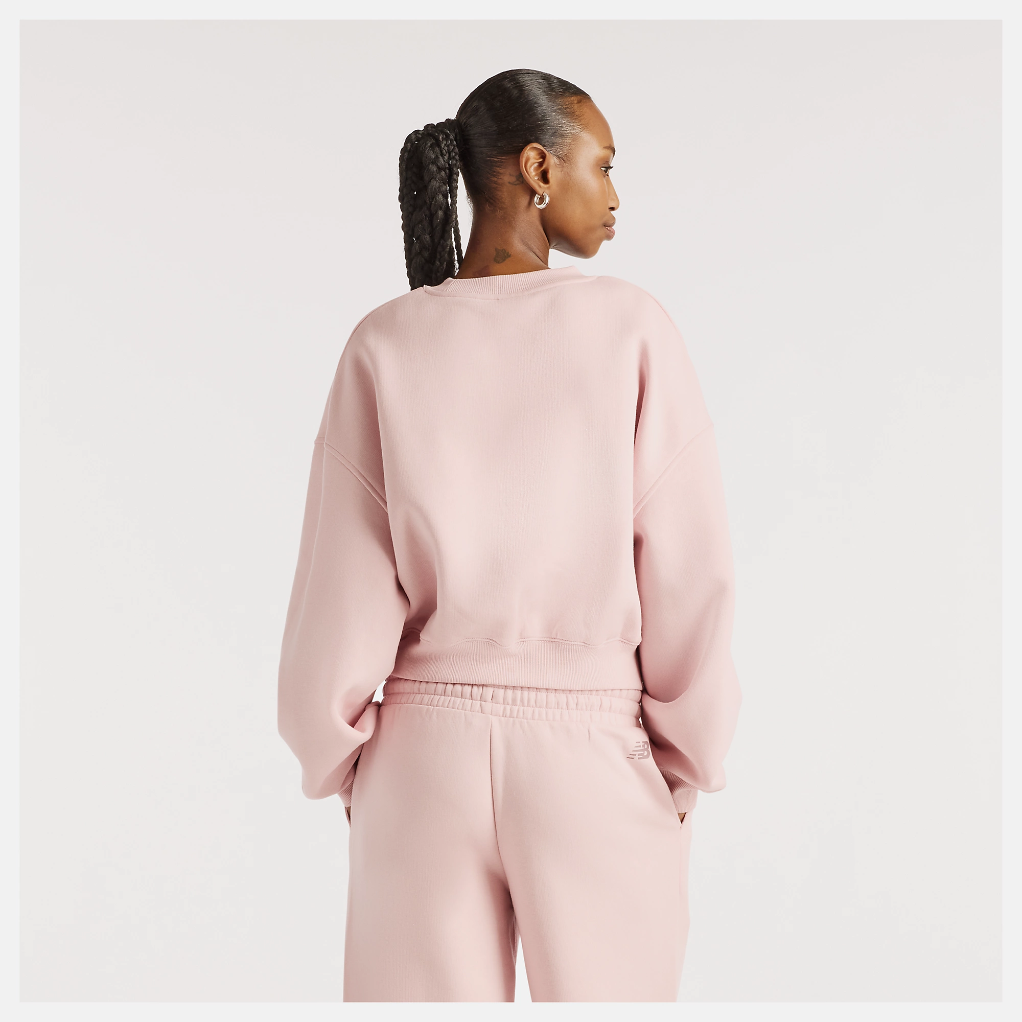 New Balance Trackside Fleece Crew, WT62T7JOPHK