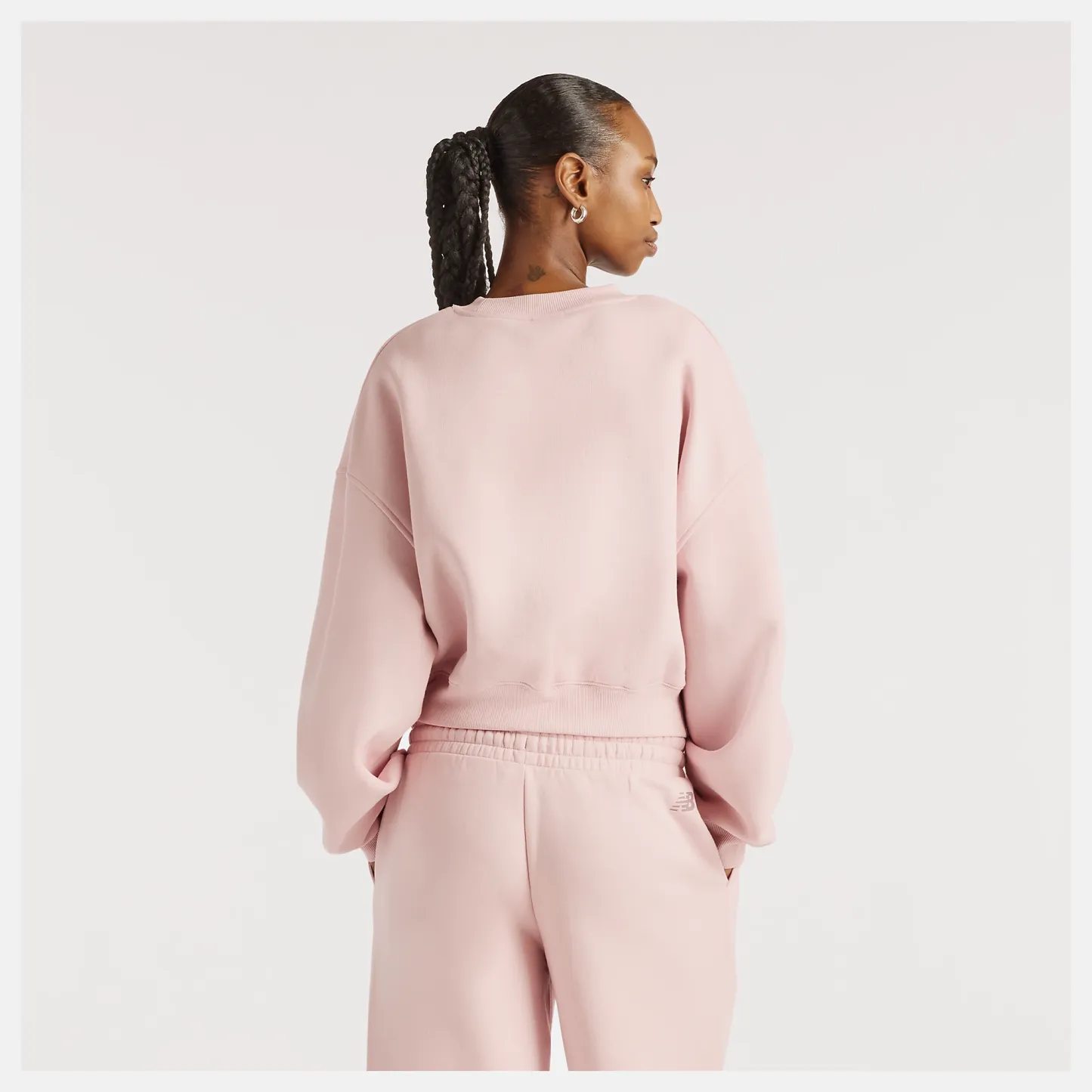 New Balance Trackside Fleece Crew, WT62T7JOPHK