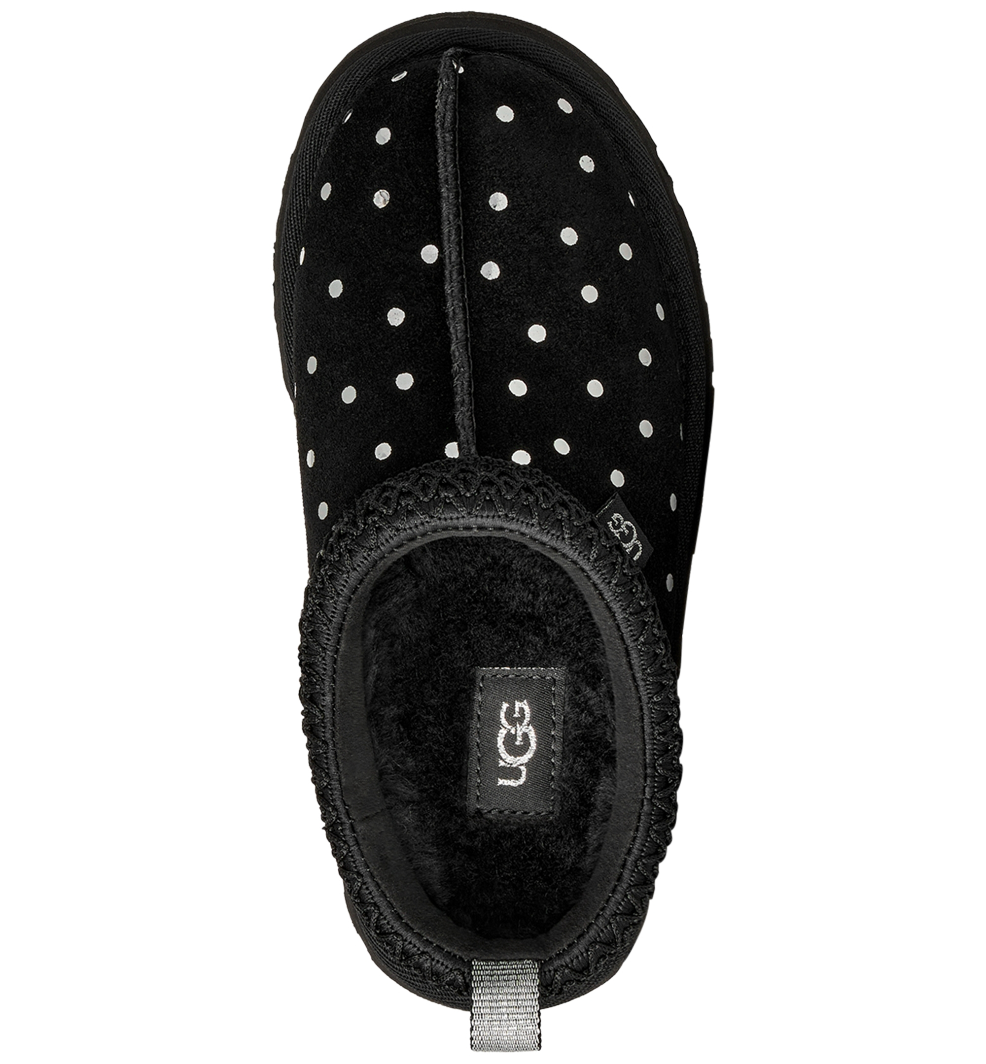 UGG® Kids Tazz Shiny Dots Slip-On Slippers - Black