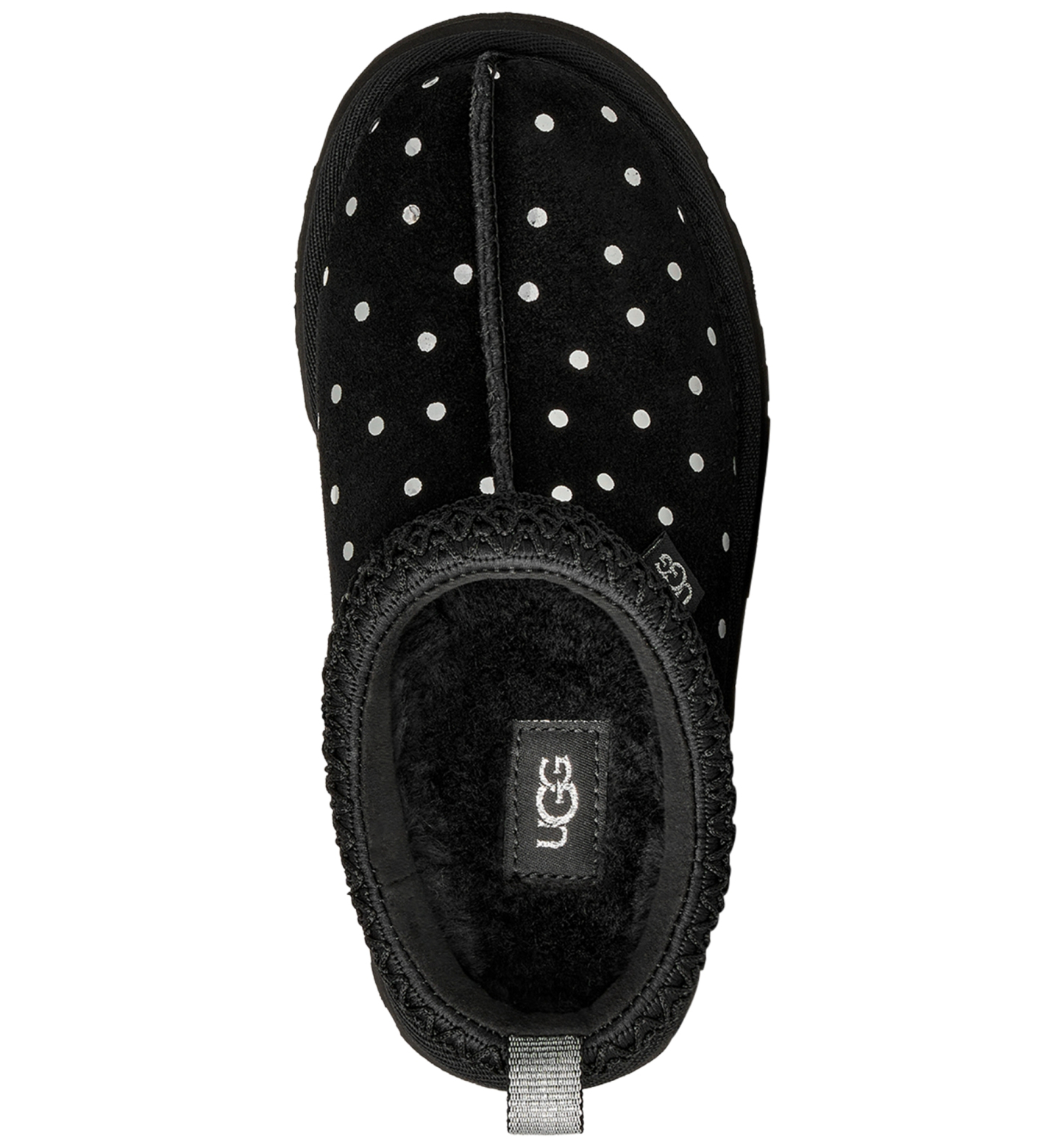UGG® Kids Tazz Shiny Dots Slip-On Slippers - Black