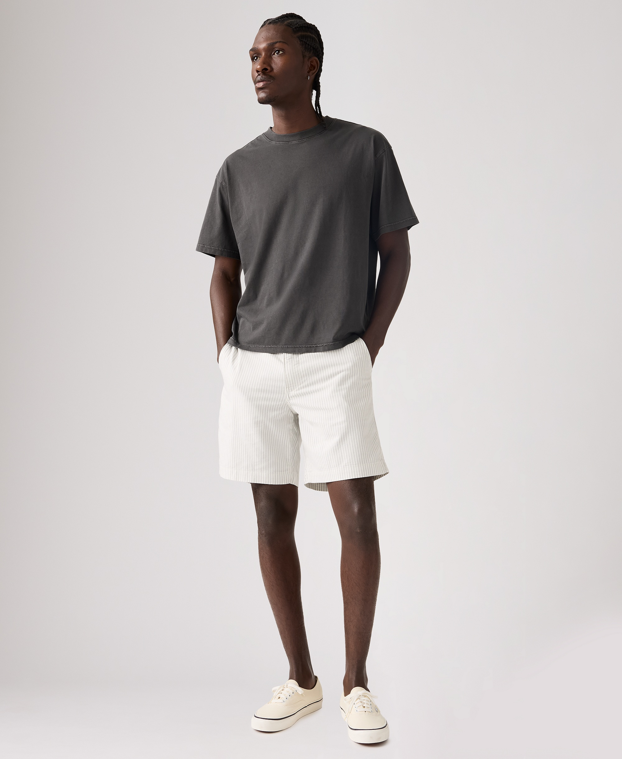 Levi's Men's Relaxed-Fit 8" Chino Shorts - Marlon Stripe