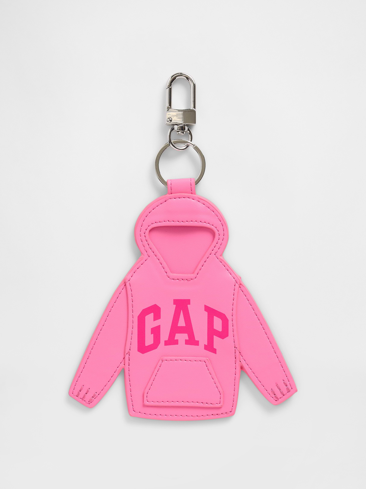 Logo Hoodie Bag Charm - Standout pink