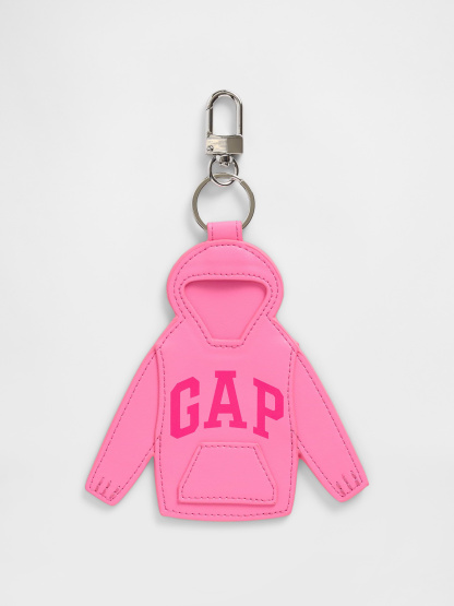 Logo Hoodie Bag Charm - Standout pink