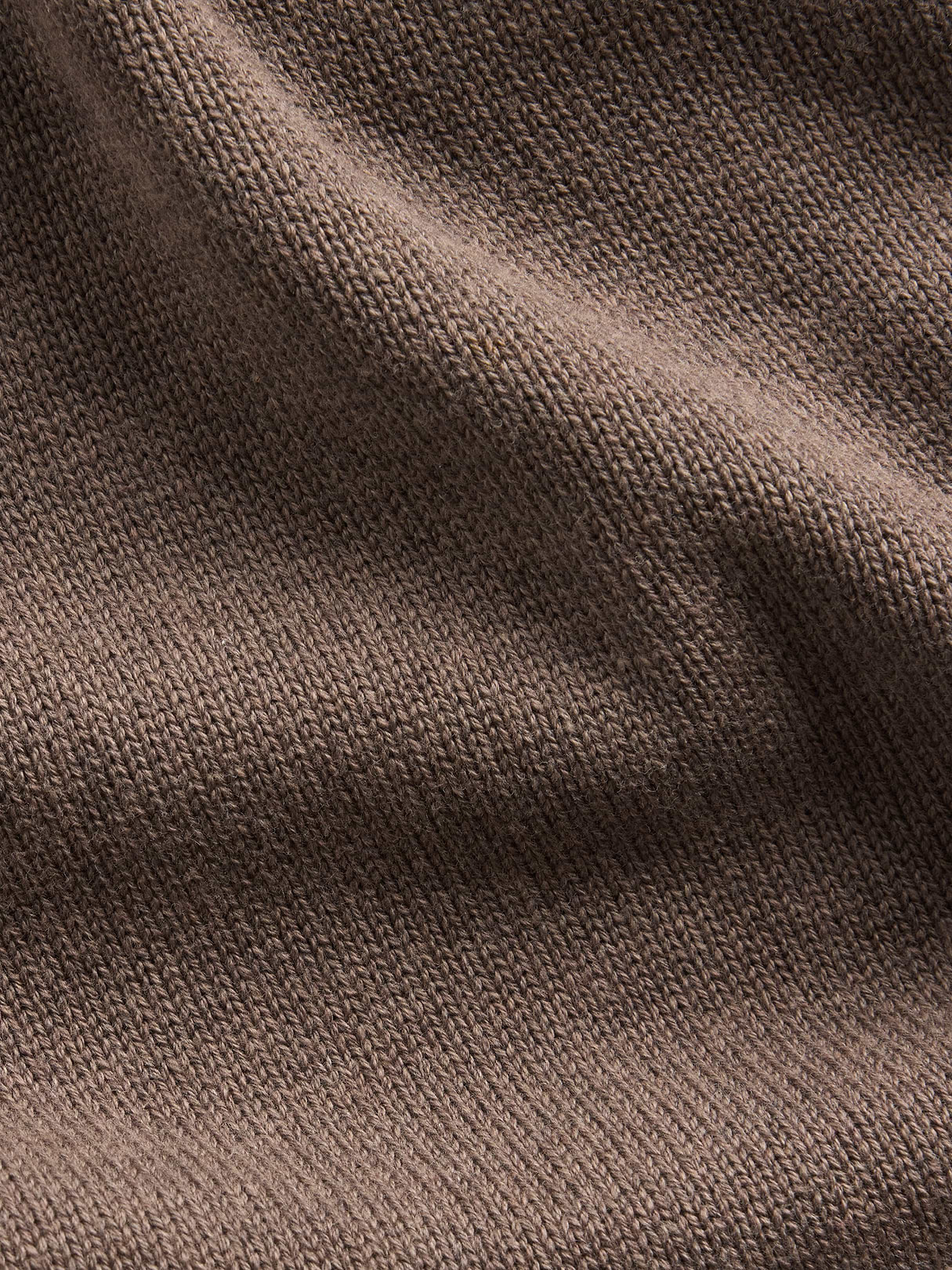 100% Cotton Oversized Cardigan Sweater - Cool brown