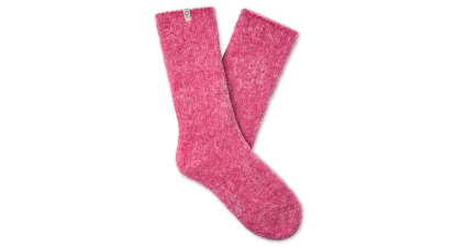 UGG Women's 3-Pack Leda Sparkle Cozy Crew Socks - Vinito / Cream / Ribbon Candy